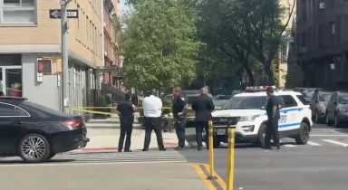 Harlem woman hit with stray bullet weeks after neighborhood grandmother killed in similar incident 26 Scene of Harlem shooting with stray bullet